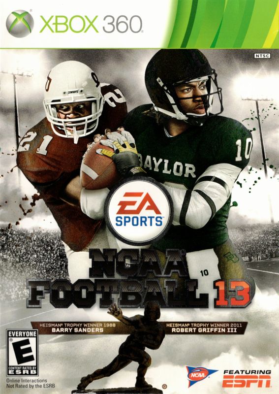 NCAA Football '13 [reflective cover] box art for Playstation 3